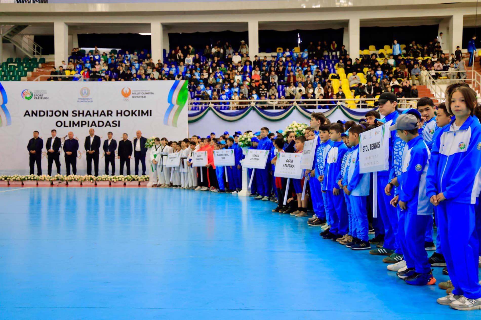 Andijonda 2026-yilgi “Yangi O‘zbekiston Olimpiya cho‘qqilari” va “Prezident Olimpiadasi” musobaqalariga start berildi