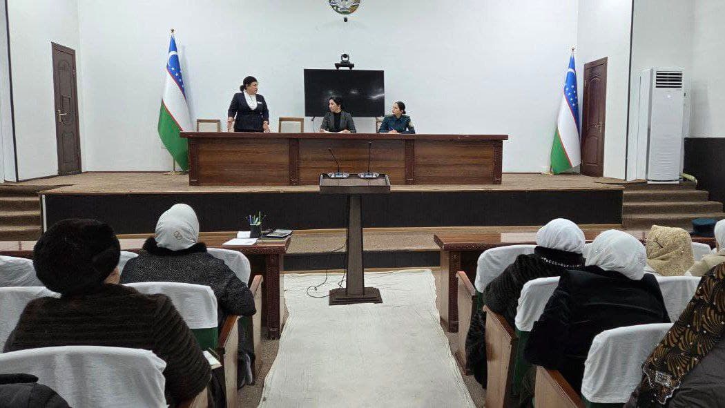 Tumanimizda ajrim yoqasiga kelib qolgan nizoli oilalar bilan manzilli ishlar olib borilmoqda.