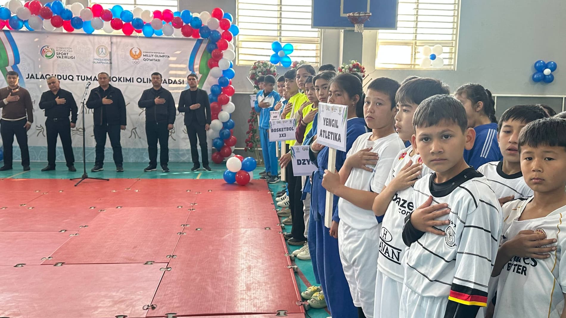 Bolalar sport maktabida "Prezident olimpiadasi" sport musobaqalarining ochilish marosimi bo‘lib o‘tdi.