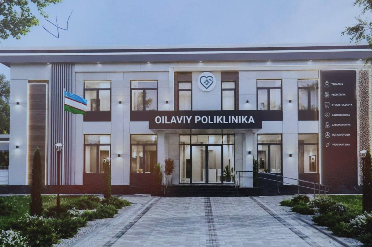 Baliqchi tumani A'lam mahallasida oilaviy poliklinika qurilishiga start berildi