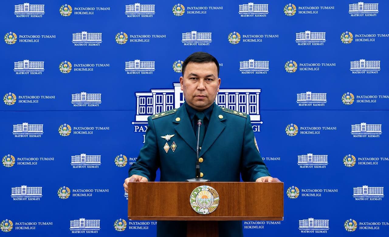 PAXTAOBOD TUMANI IIB BOSHLIG‘I SOTVOLDIYEV SHUKURILLO XAYRULLAEVICHNING TUMAN AHOLISIGA “PROFILAKTIK OGOHLANTIRUV MUROJAATI”