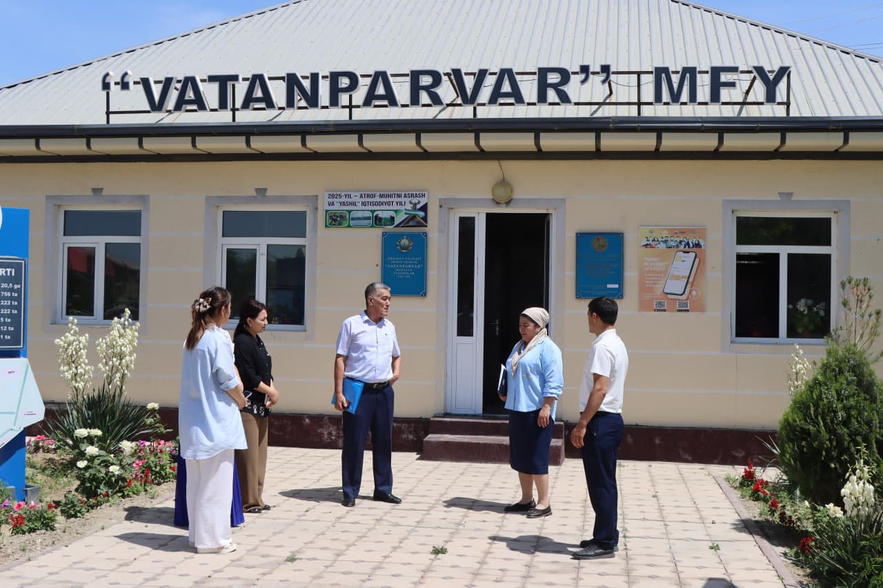 Press-tur: Shirin shahar “Vatanparvar” mahallasining obodlik tajribasi bilan tanishuv