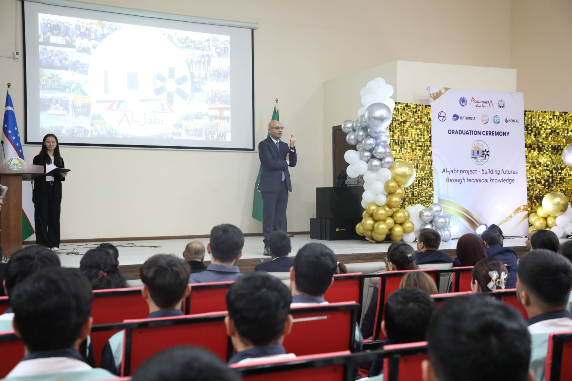 Shirin energetika texnikumida “Al Jabr” loyihasi bo‘yicha tahsil olgan 46 nafar o‘quvchiga bitiruv sertifikatlari topshirildi