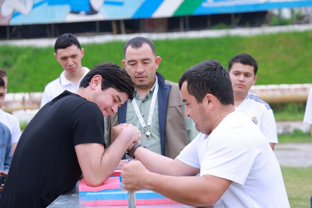 Shirin shahrida “Besh tashabbus olimpiadasi” doirasida sport musobaqalari davom etmoqda