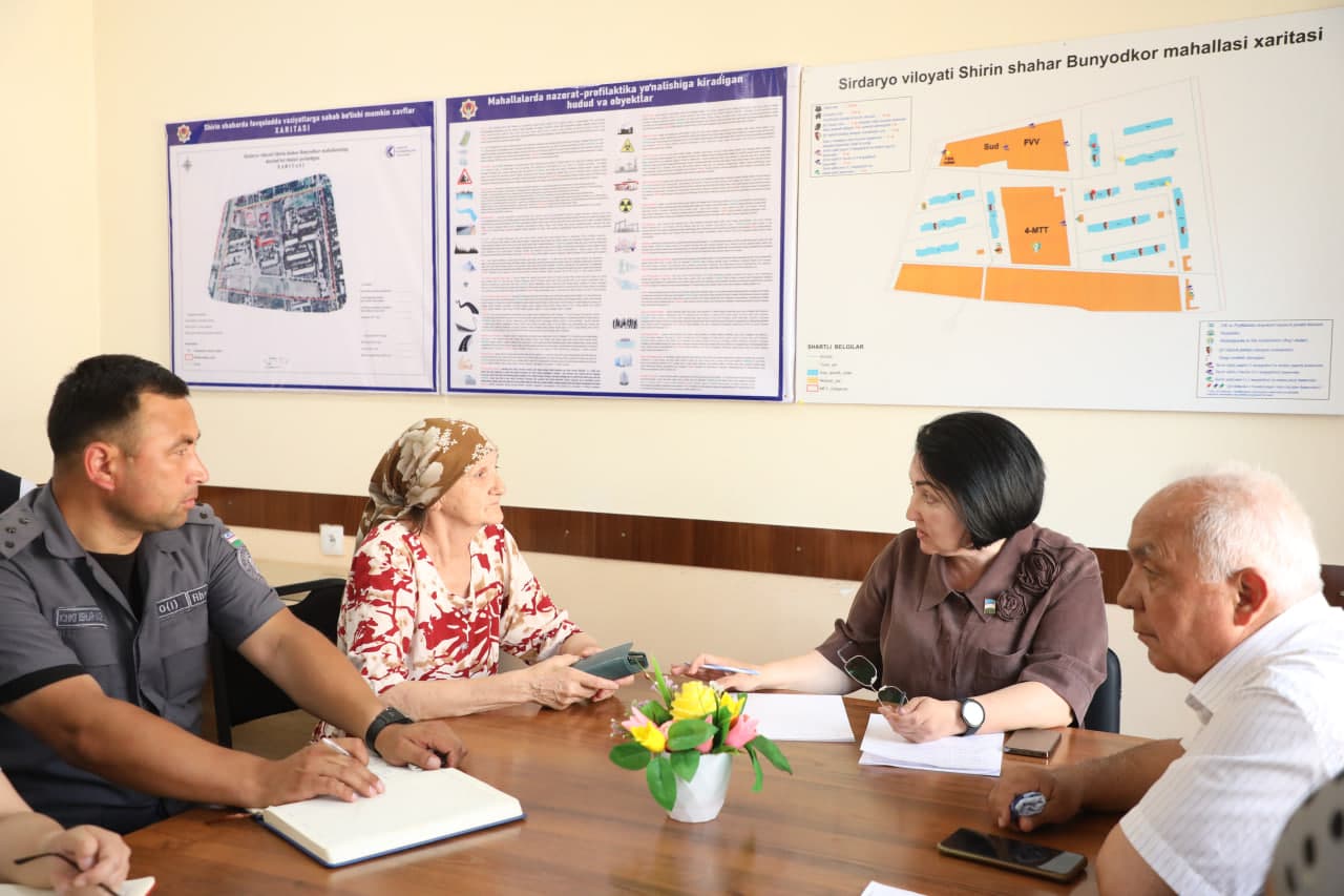 Bunyodkor mahallasida sayyor qabul bo‘lib o‘tdi