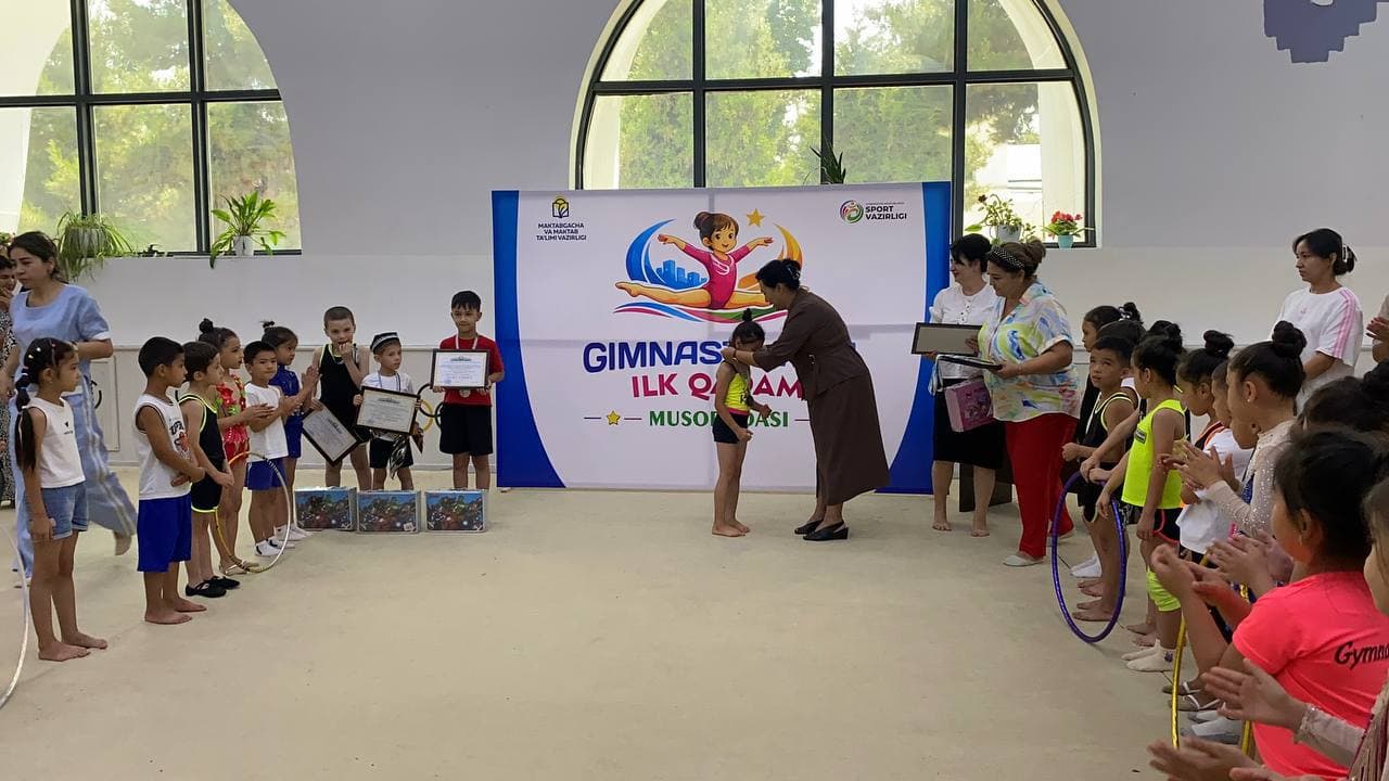 Farg'onada "Gimnastikaga ilk qadam" musobaqasining shahar bosqichi o'tkazildi