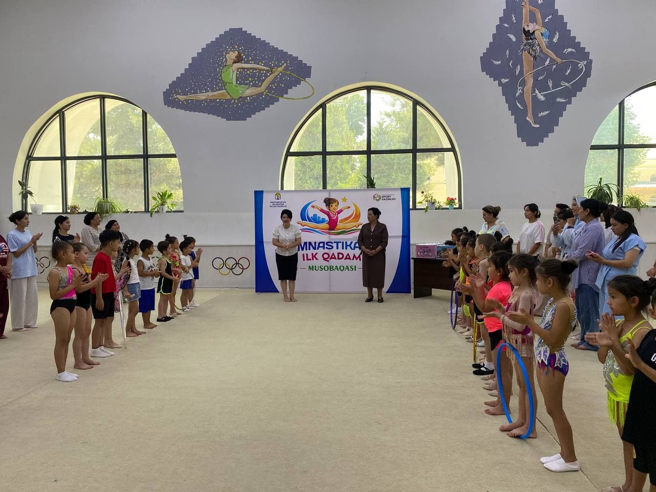 Farg'onada "Gimnastikaga ilk qadam" musobaqasining shahar bosqichi o'tkazildi