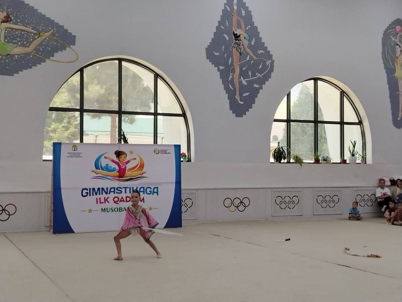 Farg'onada "Gimnastikaga ilk qadam" musobaqasining shahar bosqichi o'tkazildi