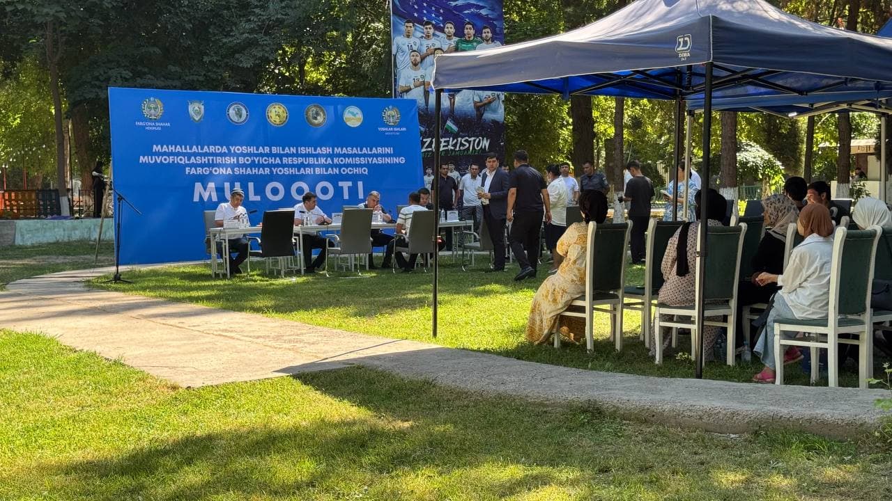 Farg‘ona shahar yoshlari bilan ochiq muloqot o‘tkazildi