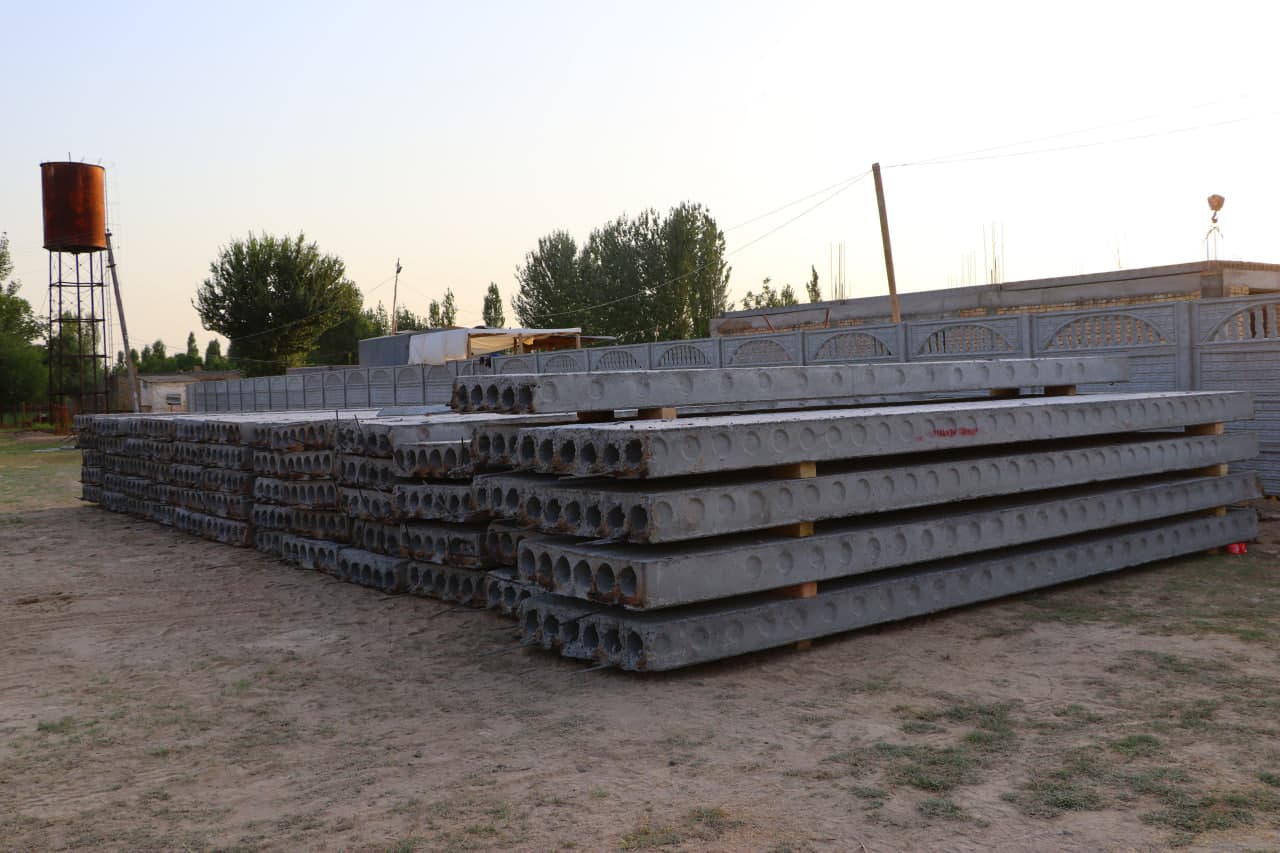 Construction work is underway at educational institutions in Saikhunabad district