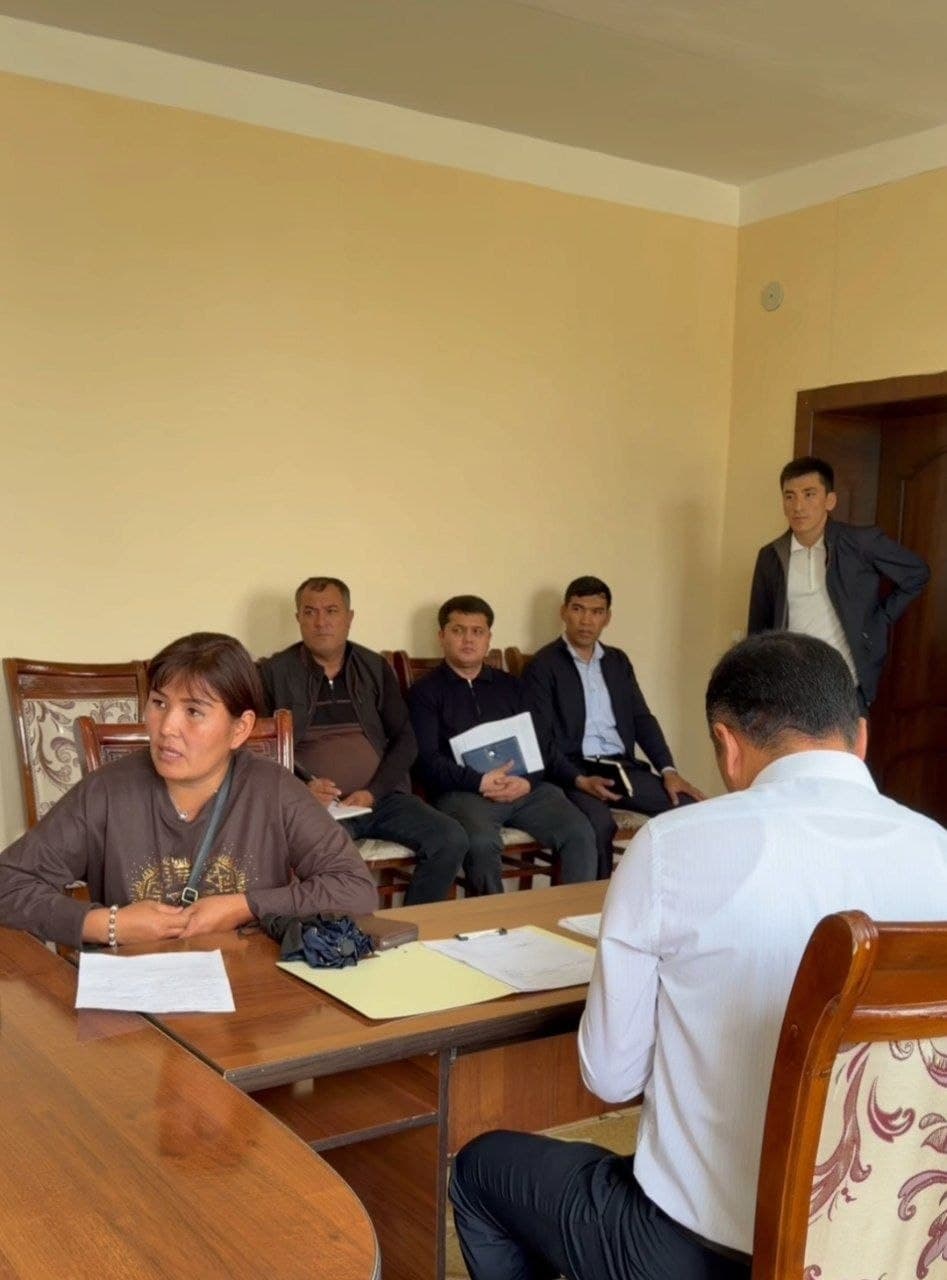 Sayxunobod tumanida navbatdagi sayyor qabul o‘tkazildi