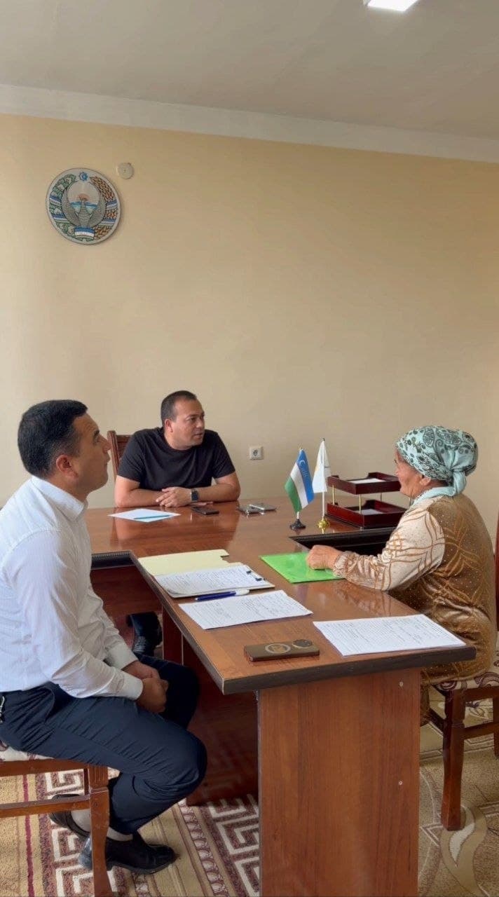 Sayxunobod tumanida navbatdagi sayyor qabul o‘tkazildi