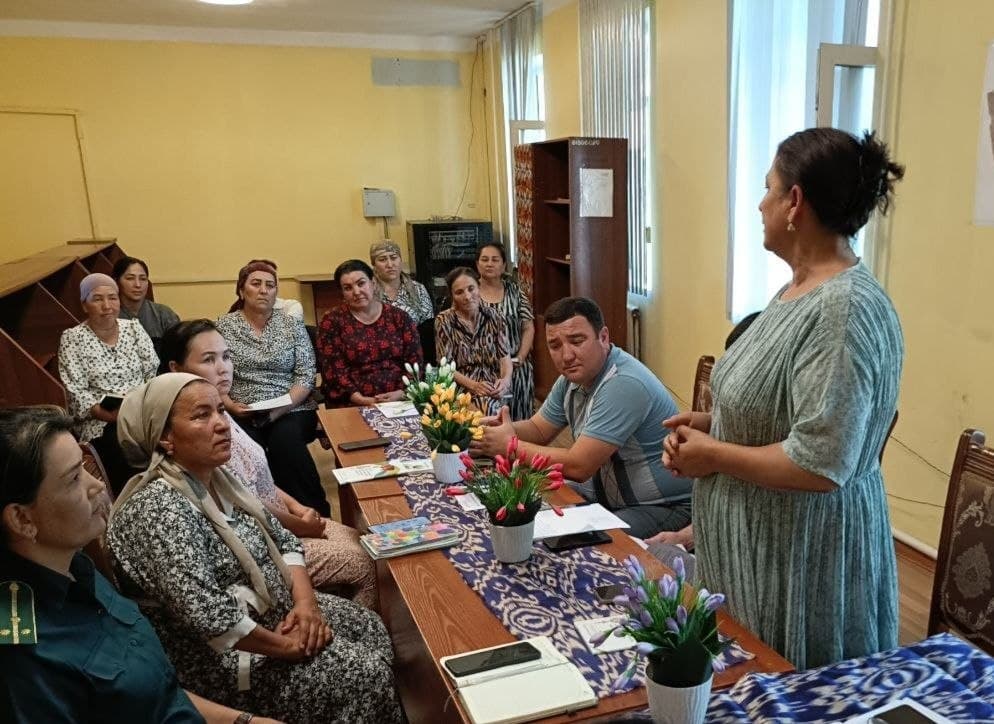 Sayxunobod tumanida gender tenglikni ta’minlash masalalariga bag‘ishlangan tadbir o‘tkazildi