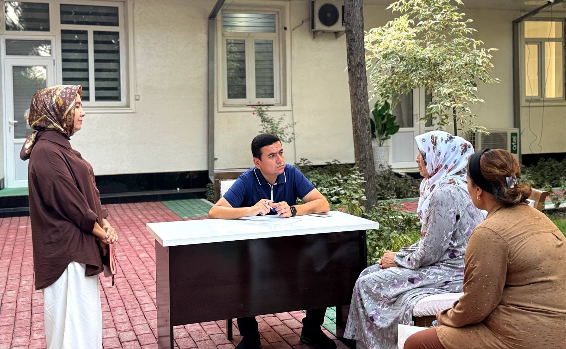 Another public reception was held in Andijan district