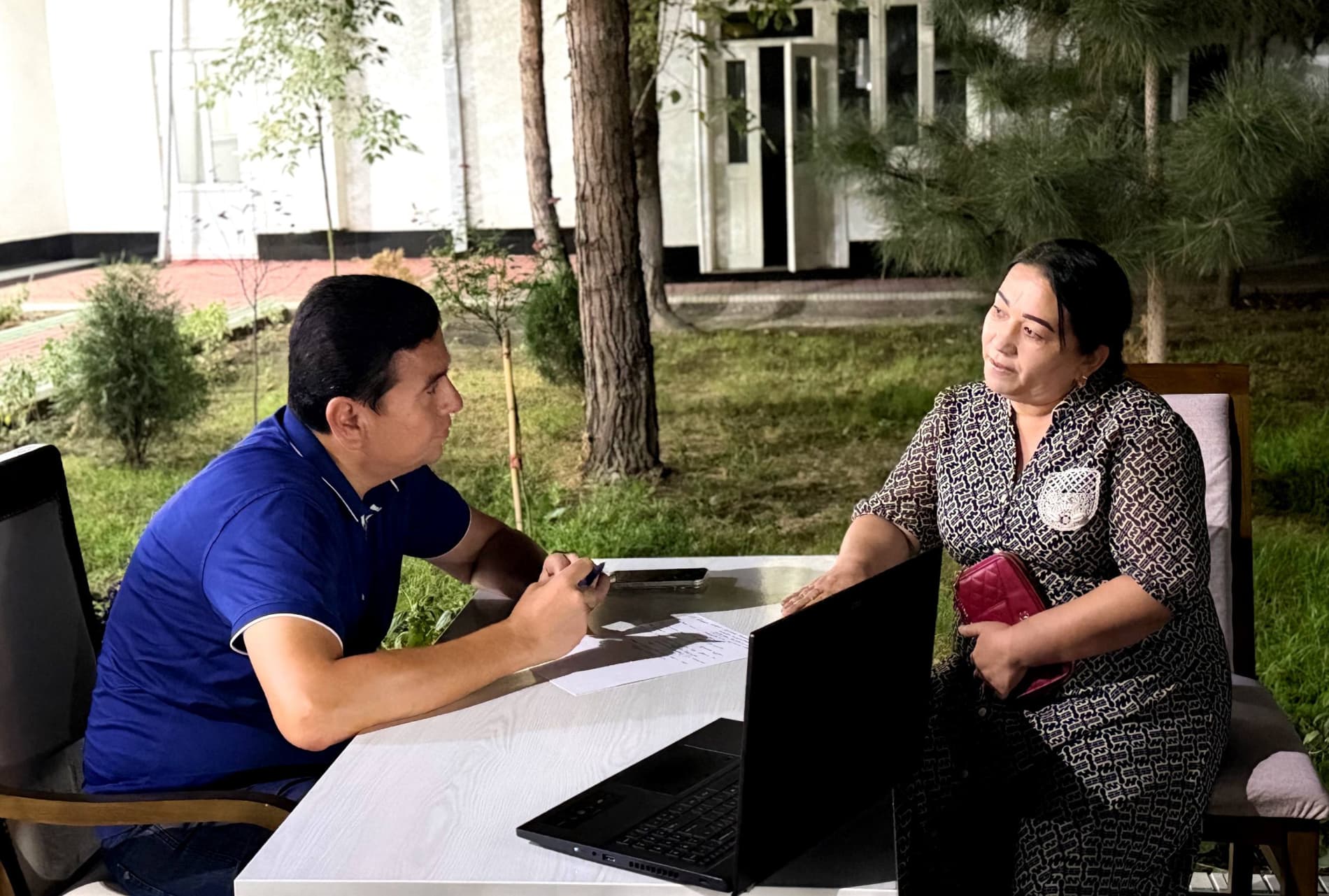 Another public reception was held in Andijan district
