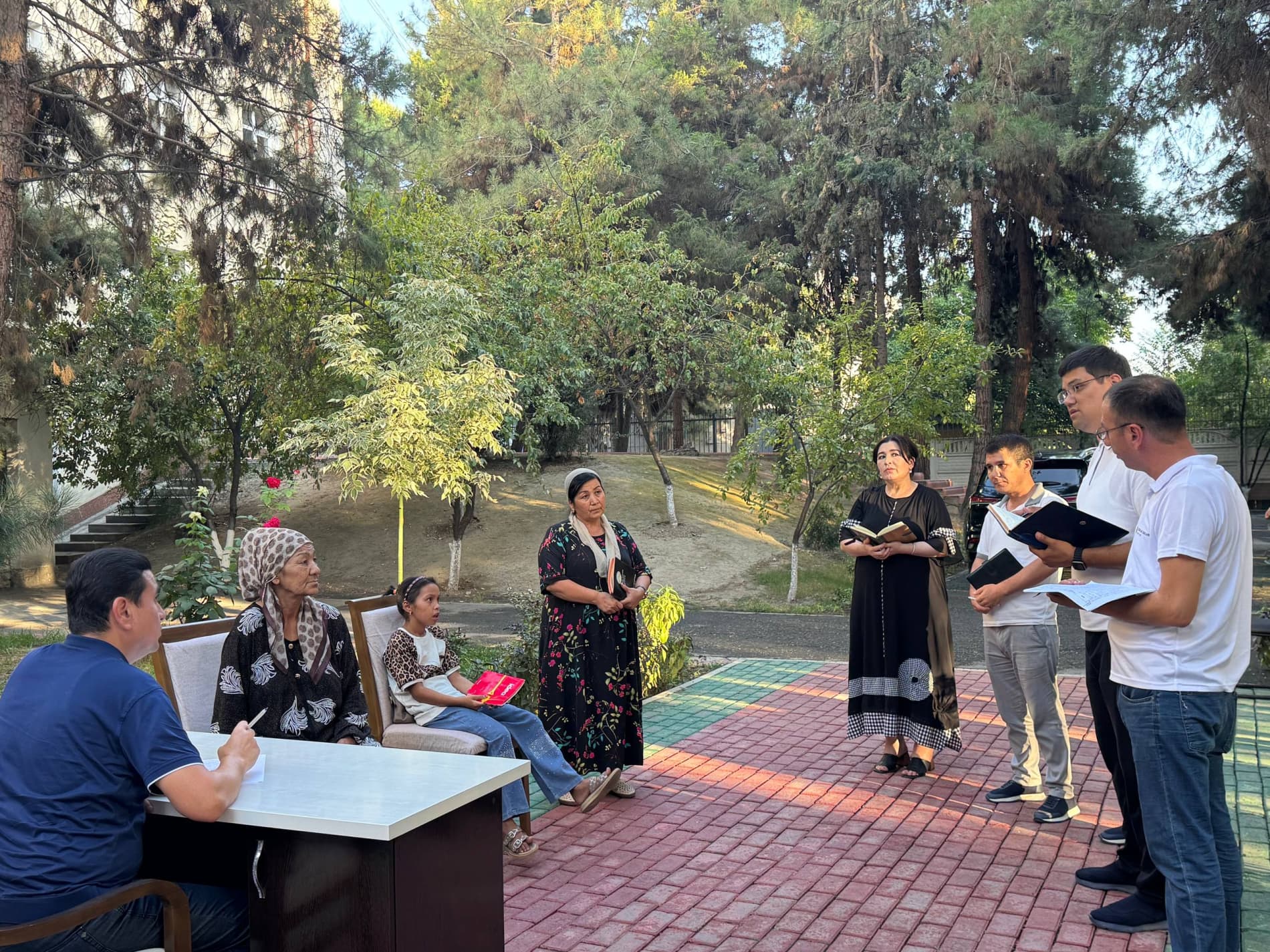 Another public reception was held in Andijan district