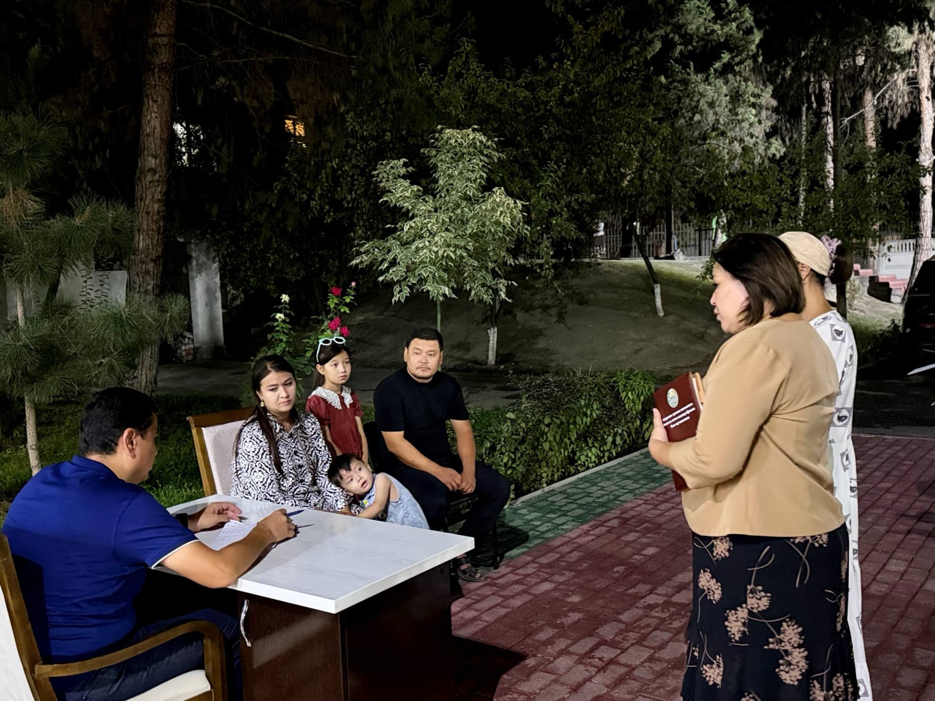 Another public reception was held in Andijan district