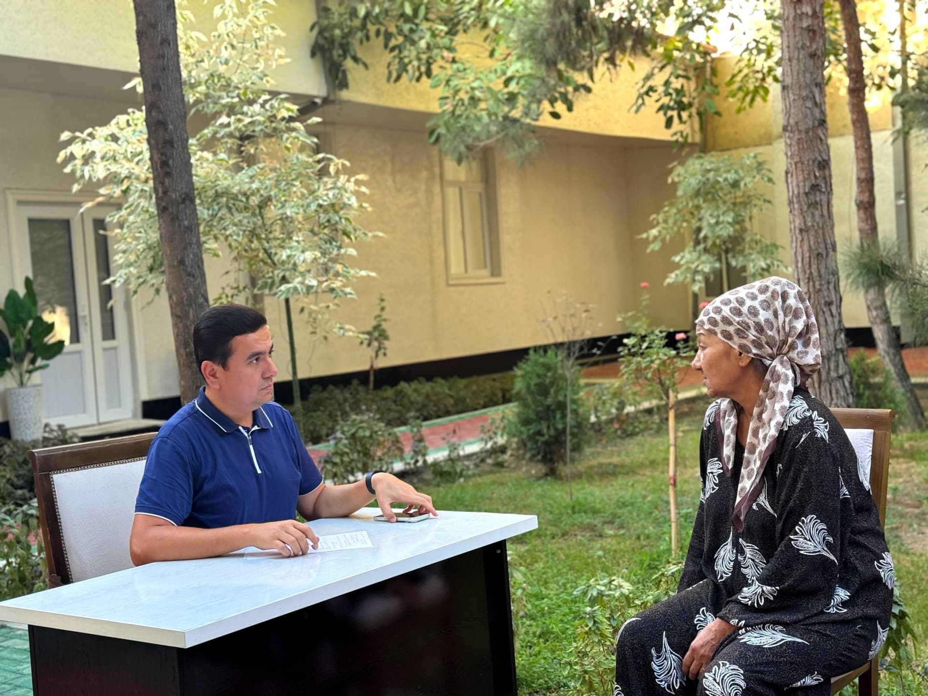 Another public reception was held in Andijan district