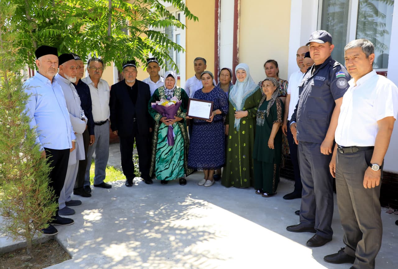 Yangiyerlik mehnat faxriysiga yuksak ehtirom
