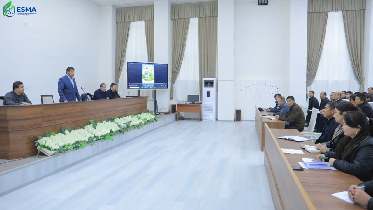 Hududlarda energiya samaradorligini oshirishga bag‘ishlangan seminarlar o‘tkazilmoqda
