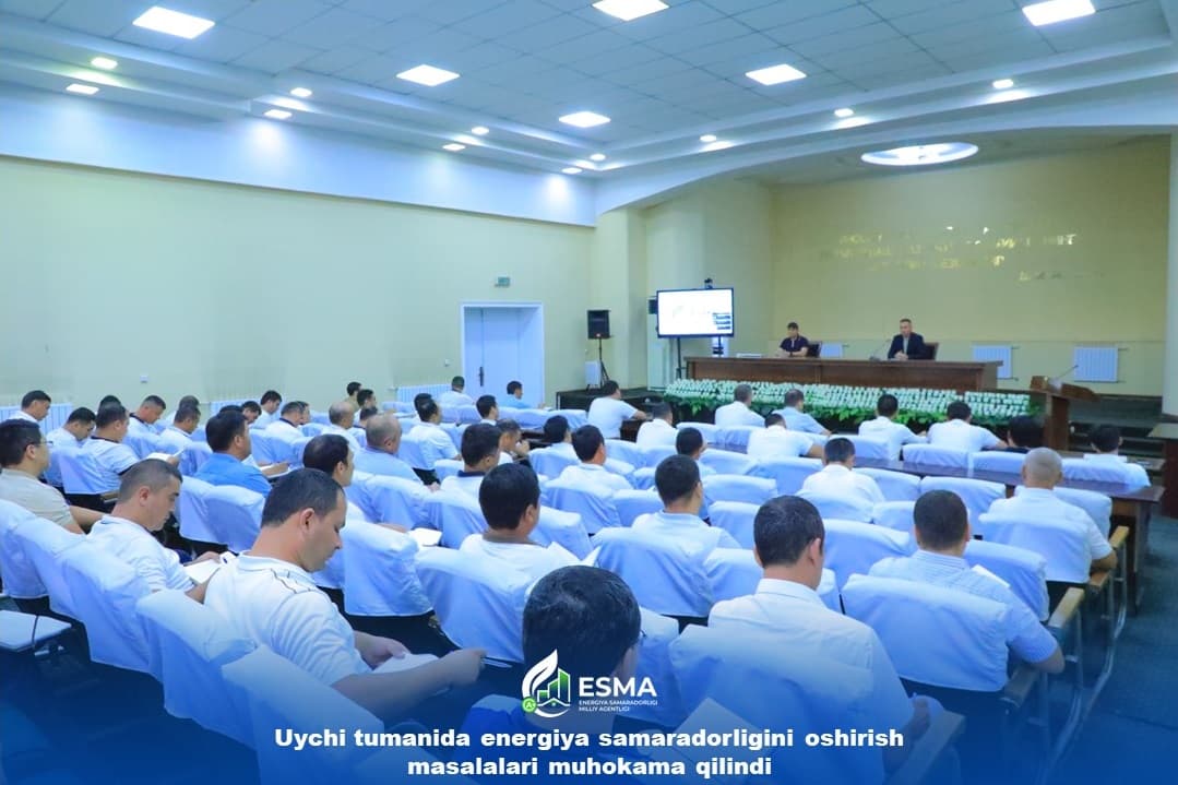 Uychi tumanida energiya samaradorligini oshirish masalalari muhokama qilindi
