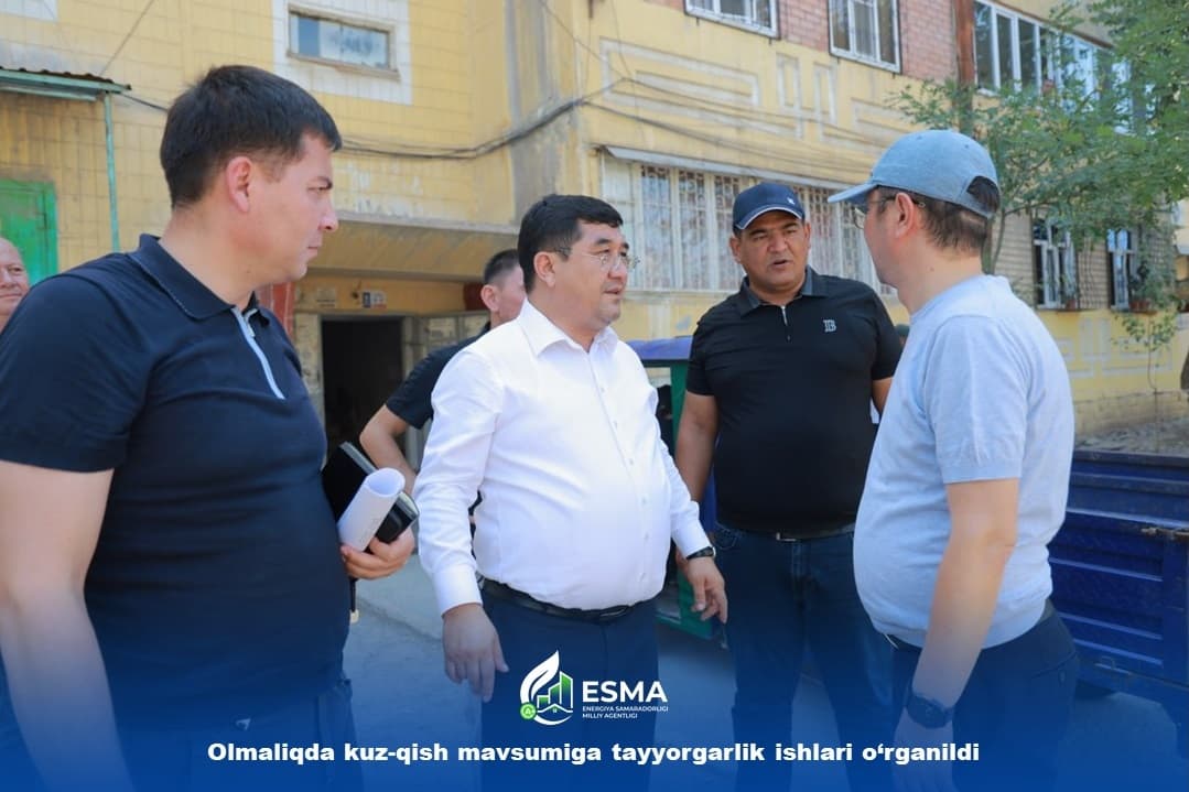 Olmaliqda kuz-qish mavsumiga tayyorgarlik ishlari o‘rganildi