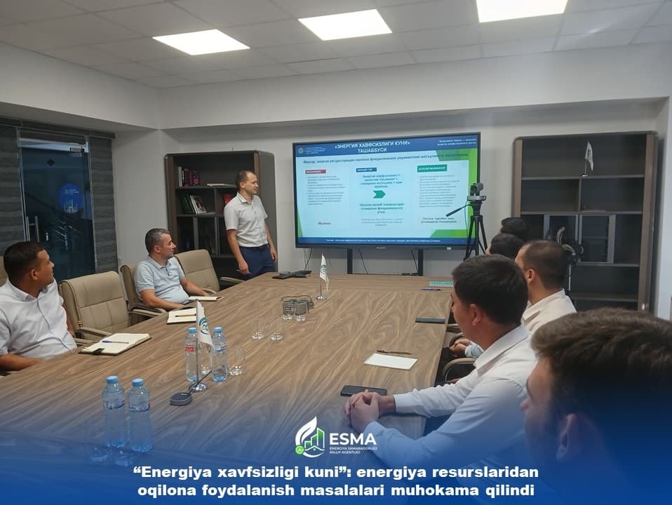“Energiya xavfsizligi kuni”: energiya resurslaridan oqilona foydalanish masalalari muhokama qilindi