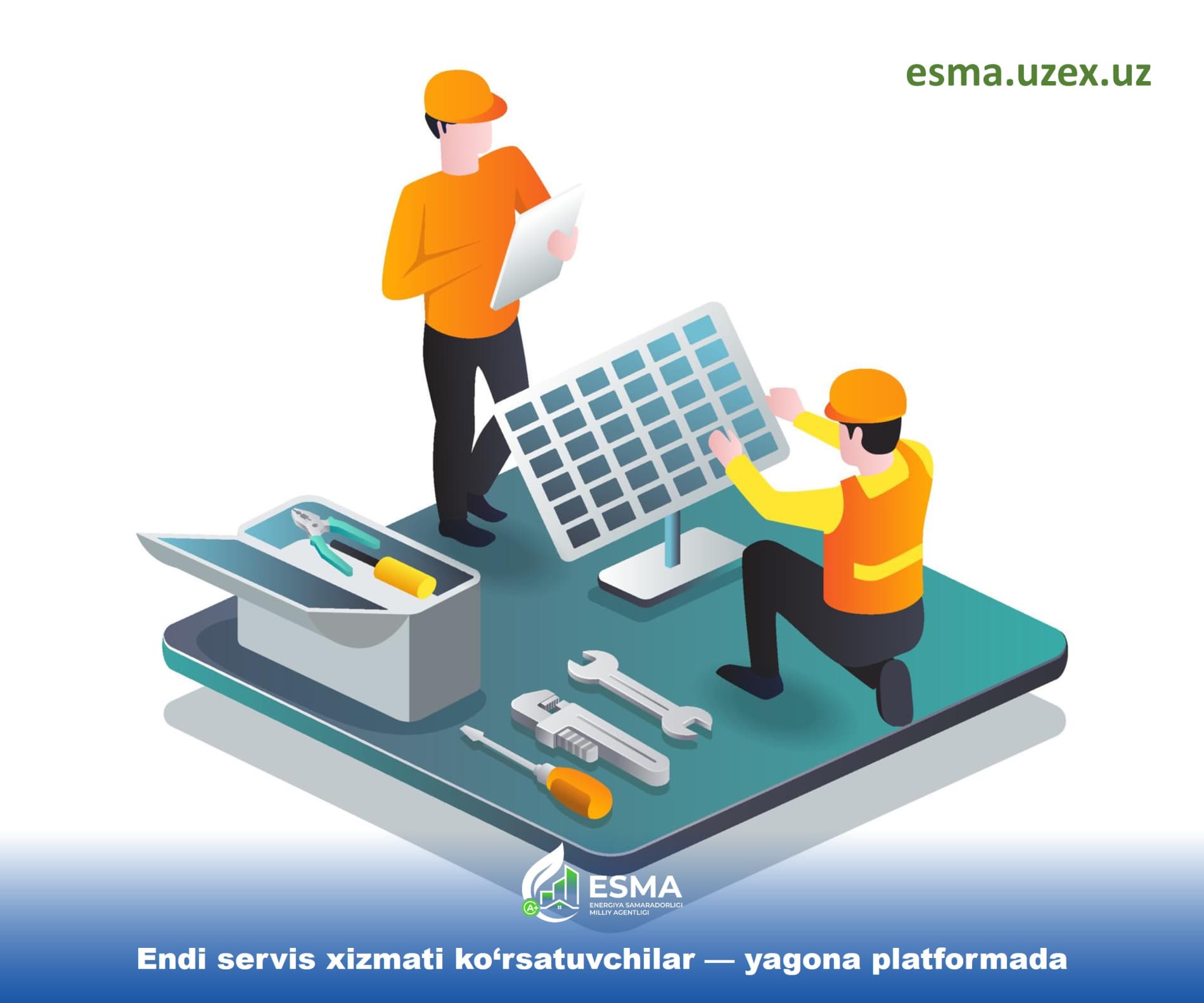 Endi servis xizmati ko‘rsatuvchilar — yagona platformada