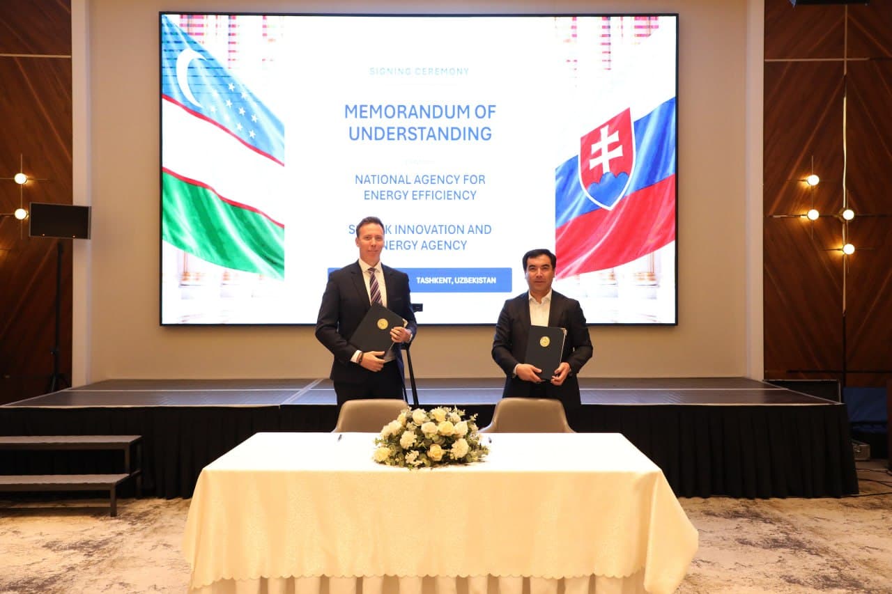 O‘zbekiston va Slovakiya o‘rtasida ESCO sohasidagi hamkorlik mustahkamlanmoqda
