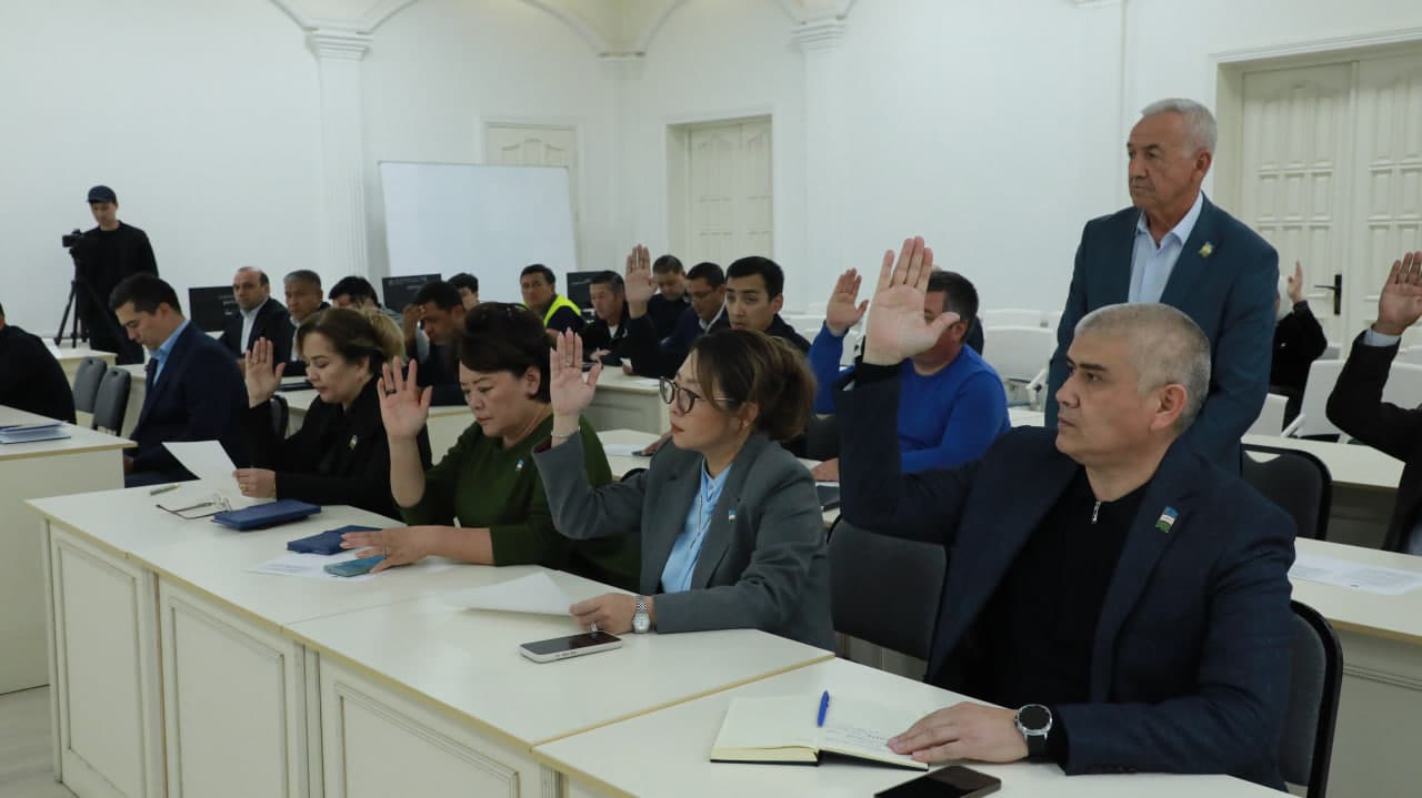 Navbatdagi sessiya bo'lib o'tdi