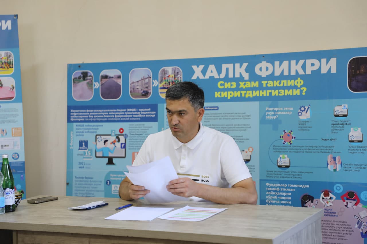 Bektemir tumanida yoshlar bilan ochiq muloqot o‘tkazildi