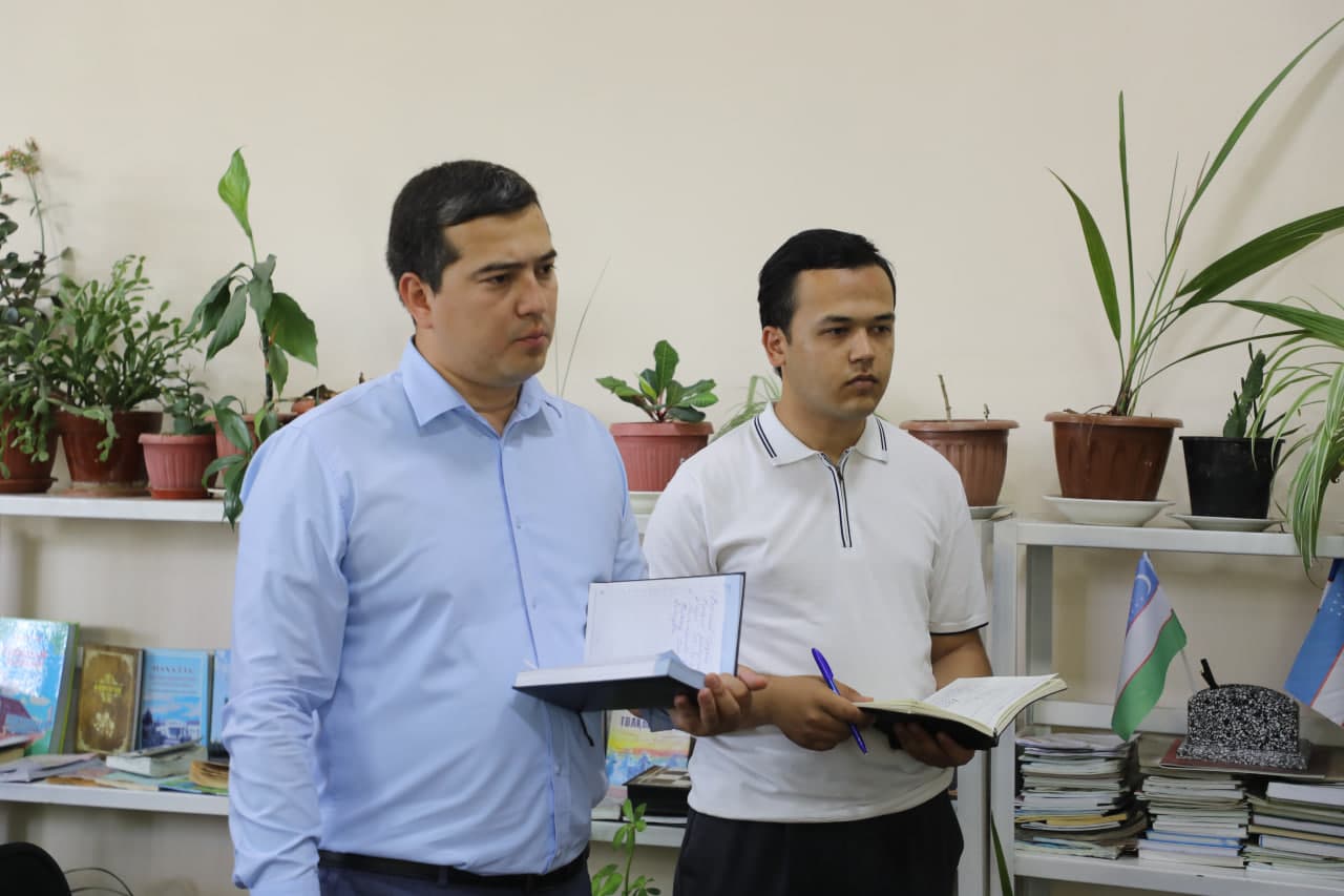 Bektemir tumanida yoshlar bilan ochiq muloqot o‘tkazildi