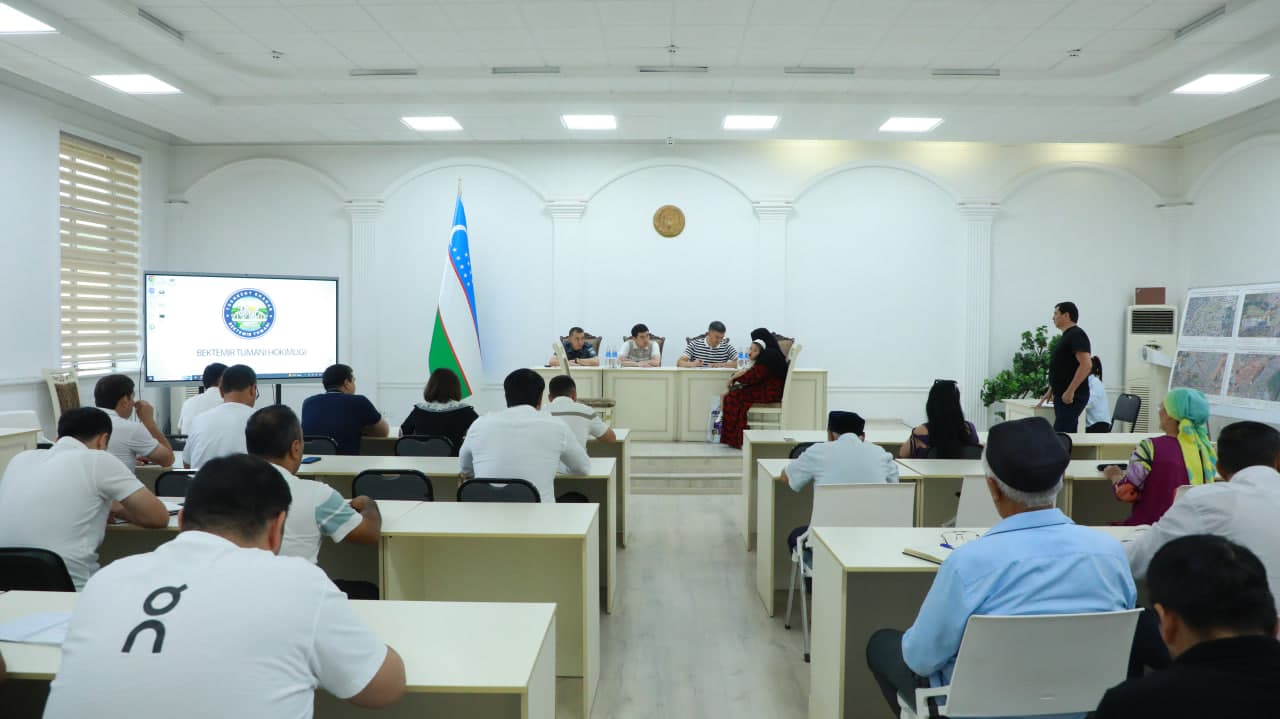 Bektemir tumanida fuqarolar qabuli o‘tkazildi