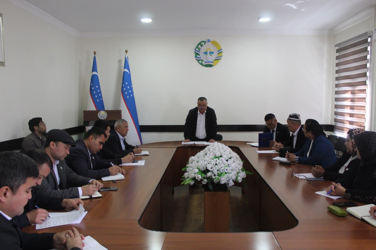 📌 DOIMIY KOMISSIYA YIG‘ILISHI O‘TKAZILDI