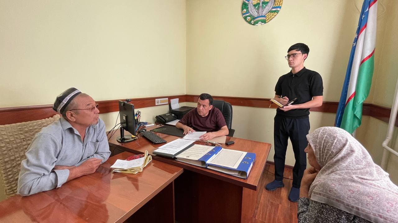 Халқ қабулхонасида навбатдаги шахсий қабул ўтказилди.