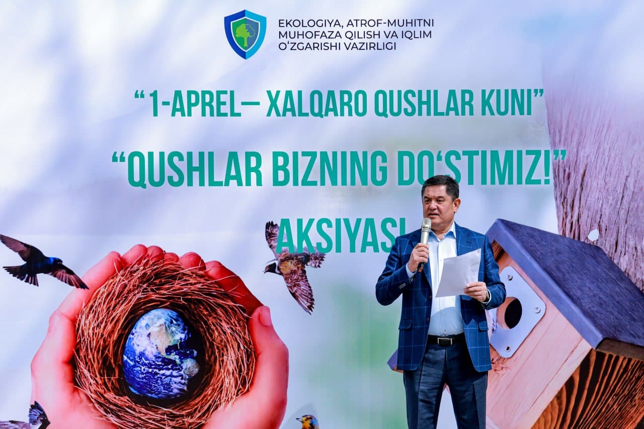 В Узбекистане прошла эко-акция «Птицы – наши друзья»