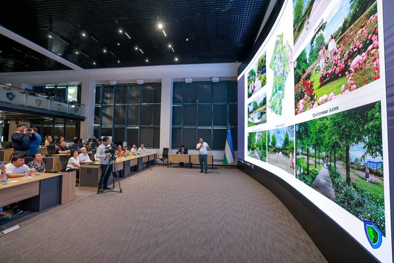 В Ташкенте презентован проект нового зеленого парка