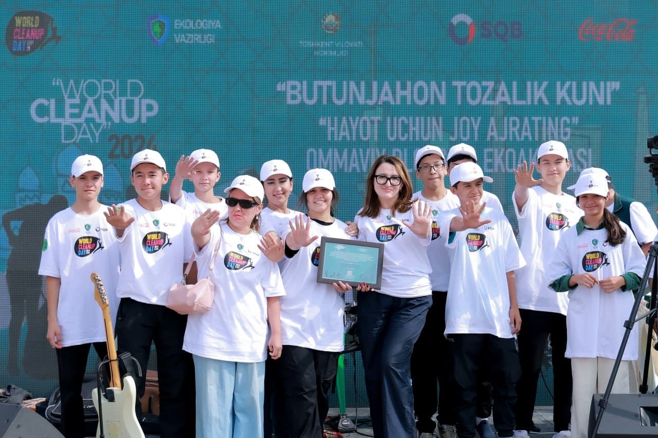 “World cleanup day”: respublikamiz hududlari jami 36,5 tonna chiqindilardan tozalandi
