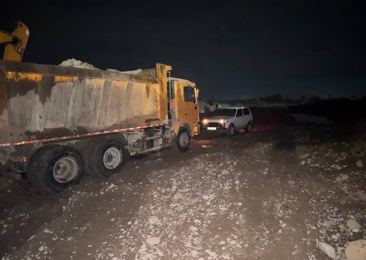Noqonuniy qum-shagʼal qazib olish natijasida tabiatga 230 millard soʼmdan ortiq zarar yetkazildi