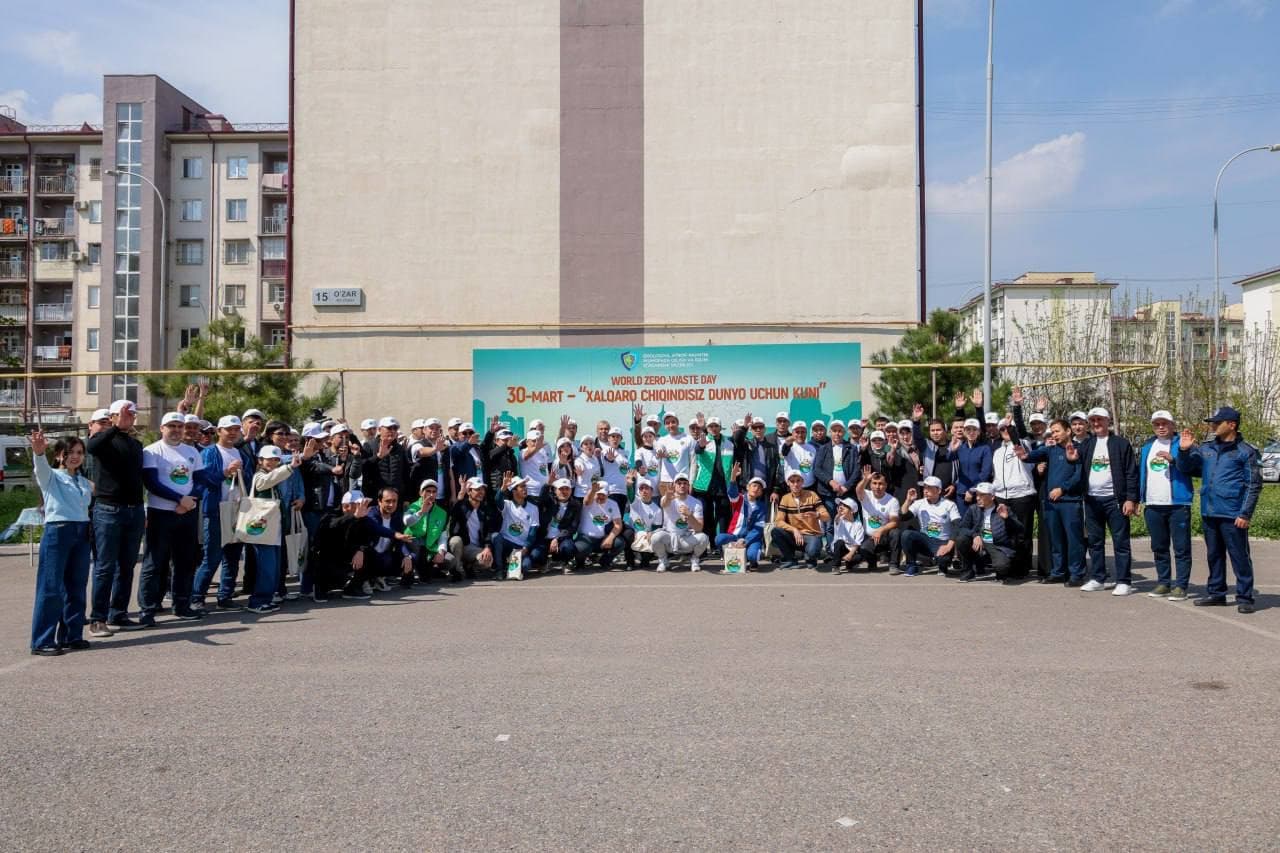 O‘zbekiston bo‘ylab belgilangan hududlar 300 tonnadan ortiq chiqindidan tozalandi