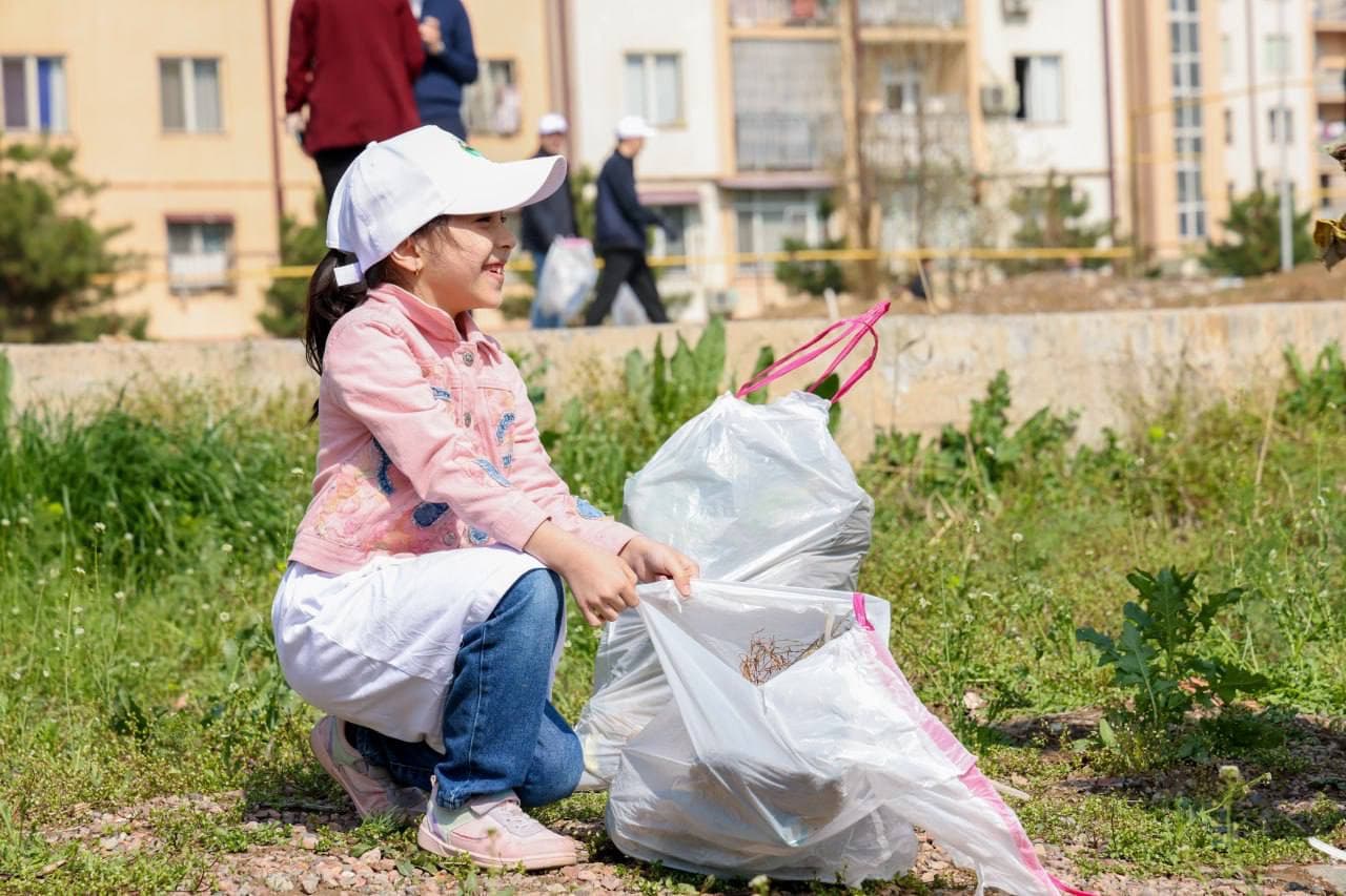 O‘zbekiston bo‘ylab belgilangan hududlar 300 tonnadan ortiq chiqindidan tozalandi