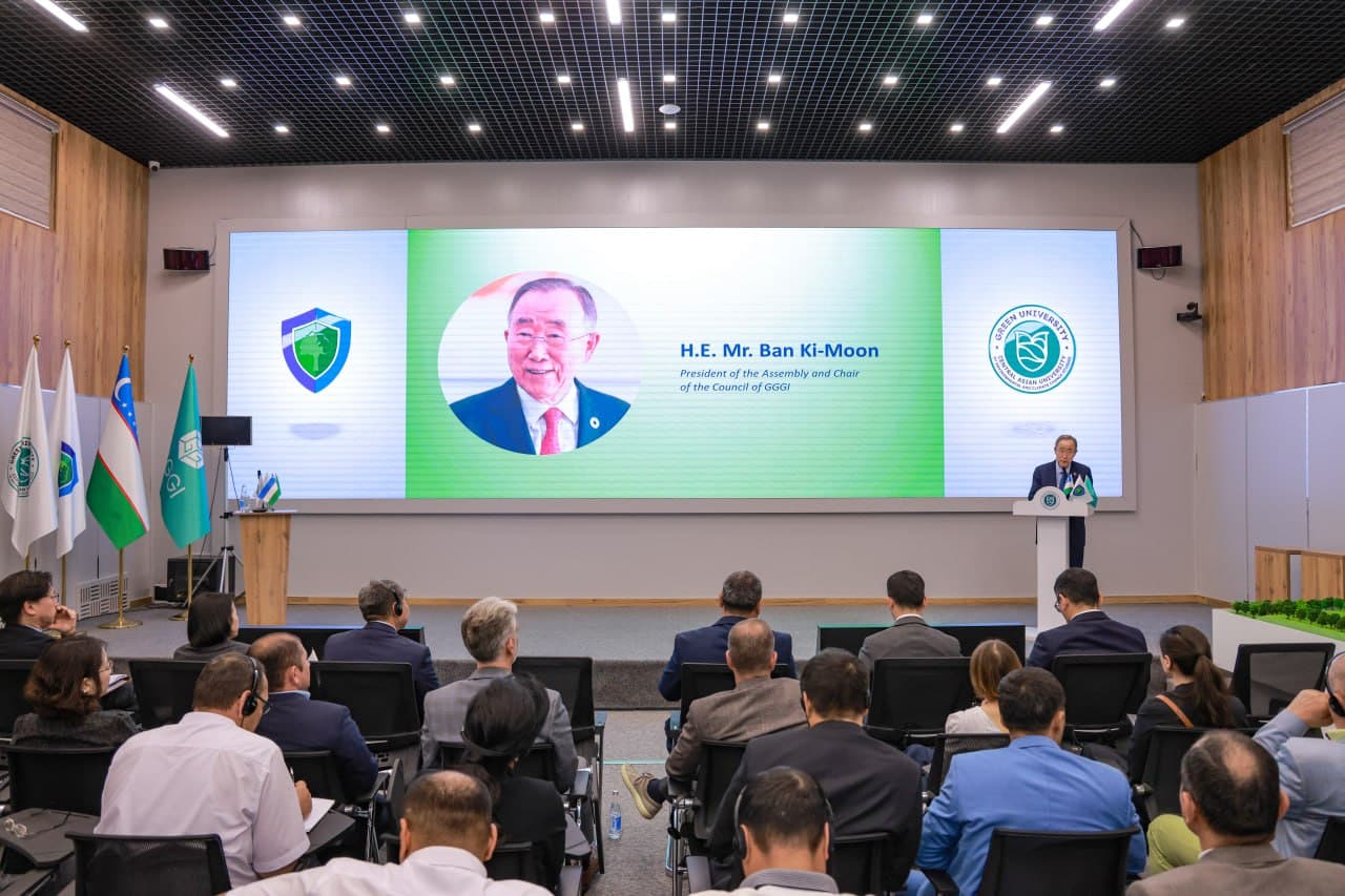 Pan Gi Mun O‘zbekiston bilan hamkorlik barqaror “yashil” kelajak uchun xizmat qilishini ta’kidladi