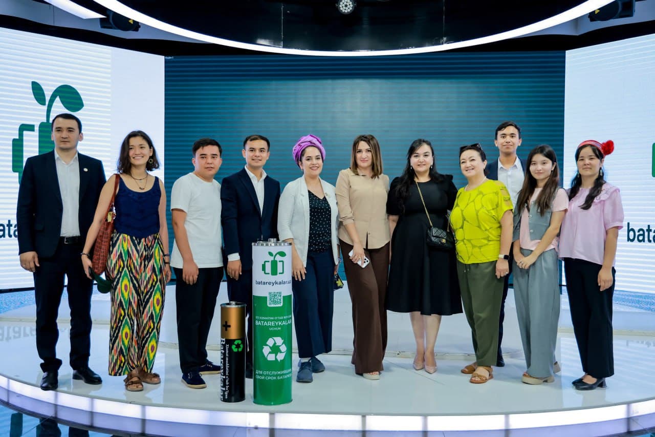 O‘zbekistonda batareykalarni xavfsiz yo‘q qilish bo‘yicha ekologik loyiha ishga tushirildi