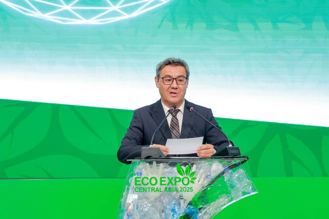 Currently, the opening ceremony of the International Exhibition of Environmental Technologies Eco Expo Central Asia 2025 is taking place in the capital's exhibition complex CAEx.