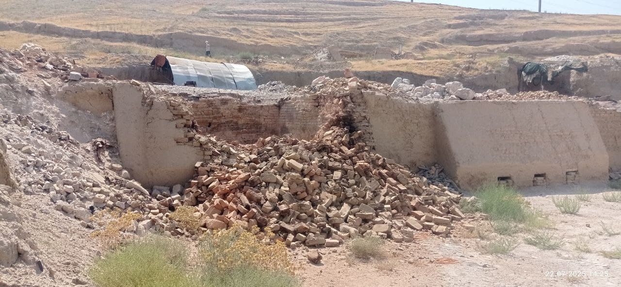 В Андижане демонтированы известковые печи, загрязняющие атмосферу