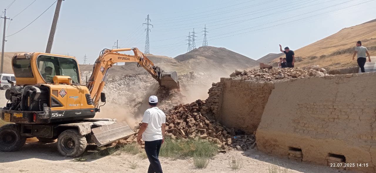 В Андижане демонтированы известковые печи, загрязняющие атмосферу