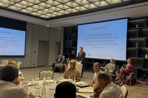 Key issues of eco-certification and "green" purchasing were discussed