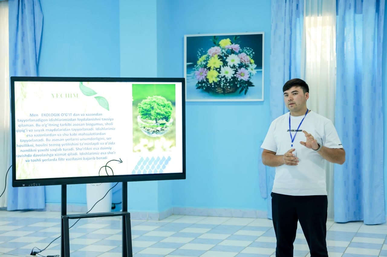 Yoshlar ekologiya va turizmga oid loyihalarini taqdim etishdi
