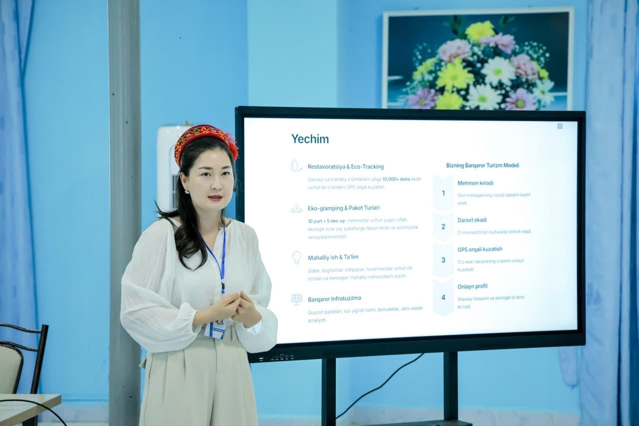 Yoshlar ekologiya va turizmga oid loyihalarini taqdim etishdi
