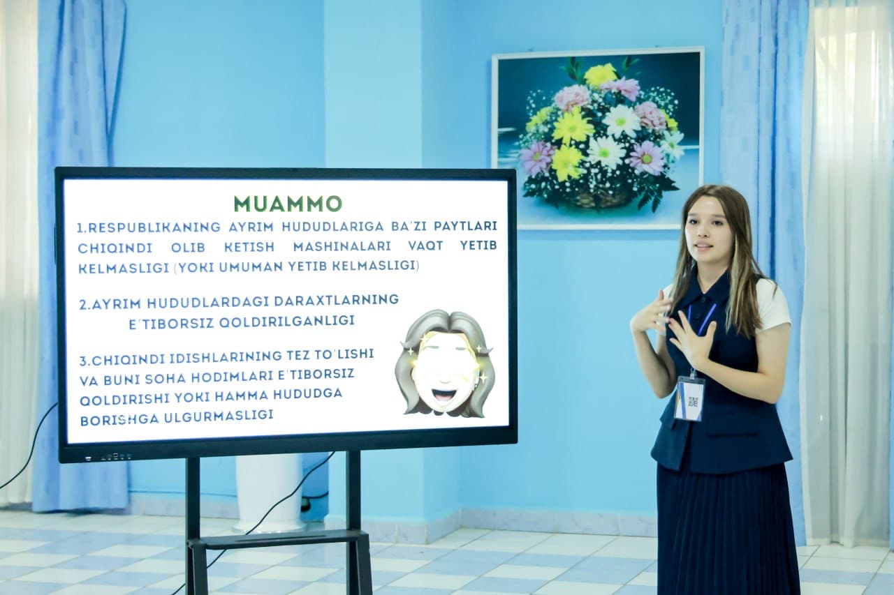 Yoshlar ekologiya va turizmga oid loyihalarini taqdim etishdi